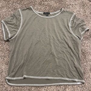 Green women’s crop top